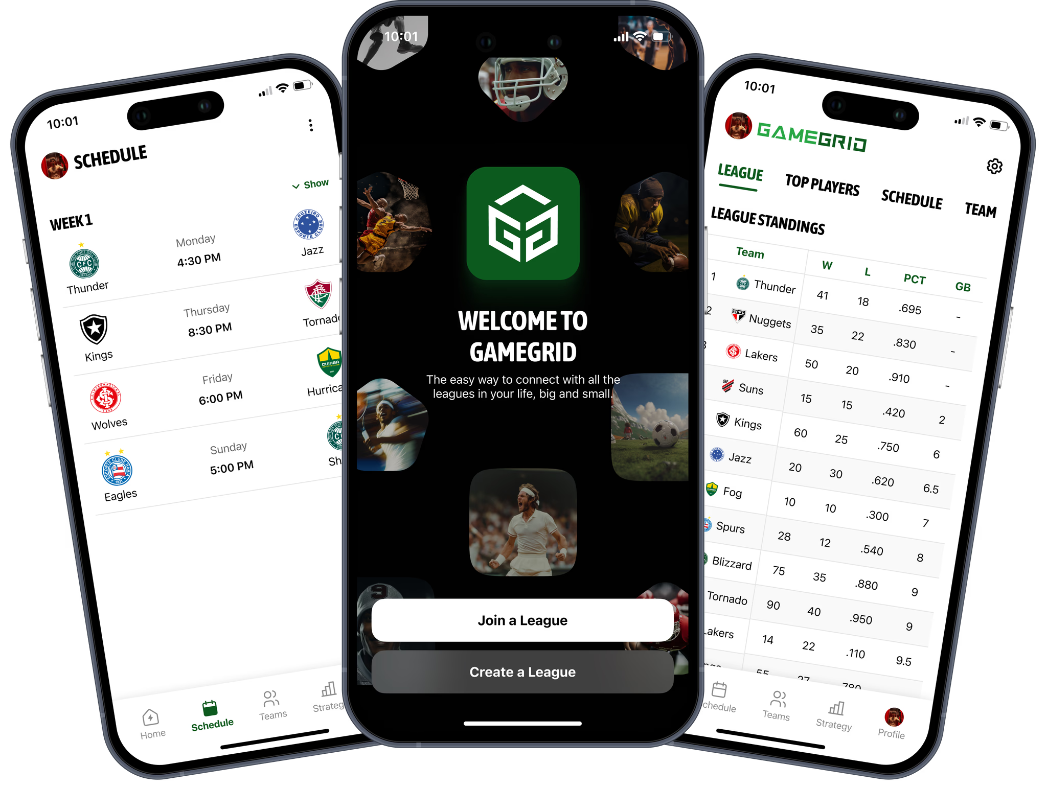 GameGrid mobile previews